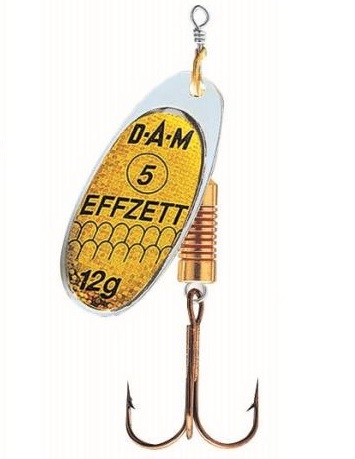 Dam třpytka effzett standard spinner reflex gold-velikost 2 hmotnost 4 g