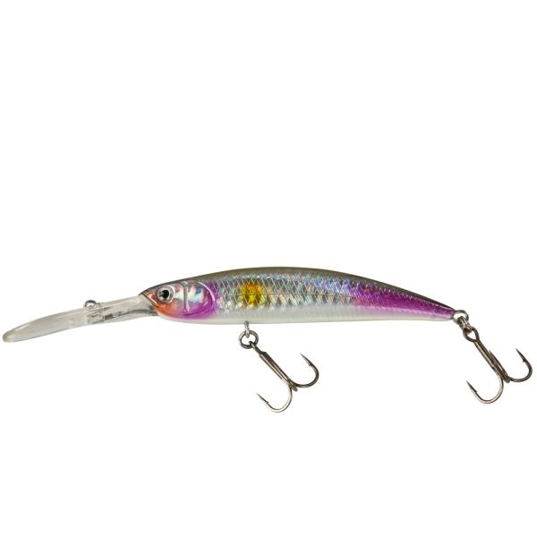 Dam Wobler Effzett Pro Lite Minnow Deep Diving Purple Flash