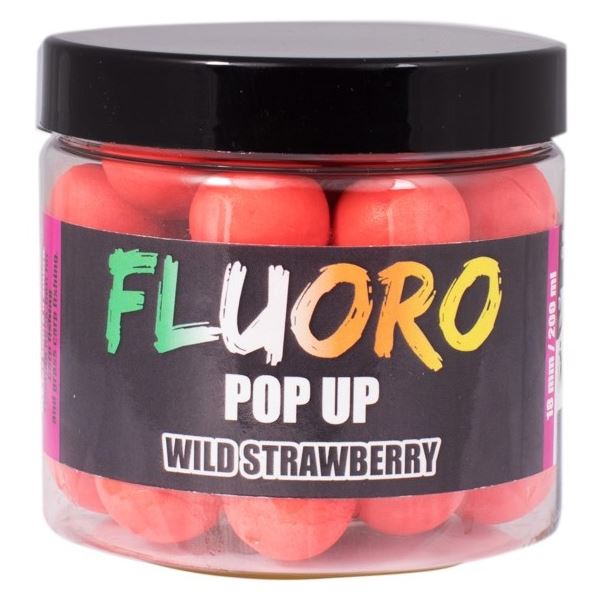 LK Baits Pop-up Fluoro Wild Strawberry