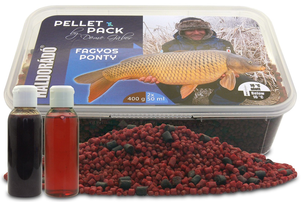 Haldorádó pelety pellet pack by döme gábor 400 g + 50 ml aroma - mrazivý kapr