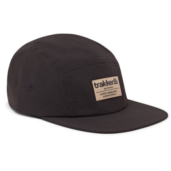 Trakker Kšiltovka 5 Panel Black Cap