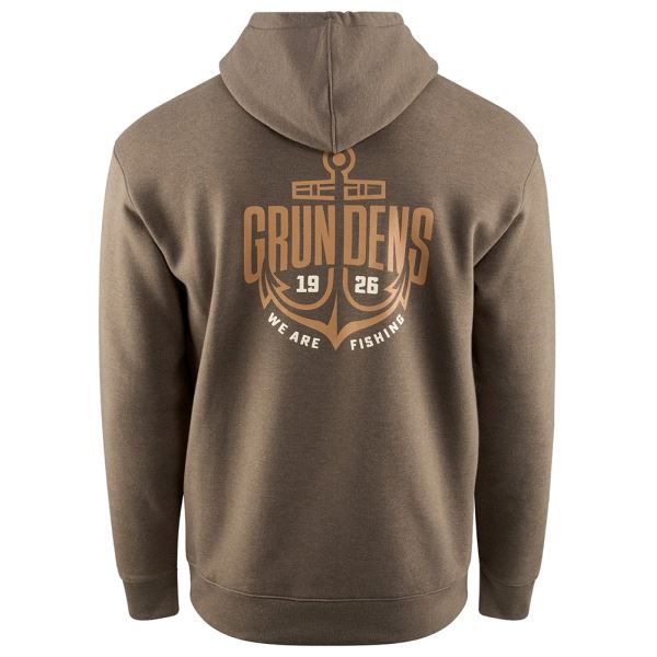 Grundéns Mikina Displacement DWR Hoodie Anchor Otter Heater