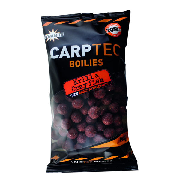 Dynamite baits boilies carptec 1kg 15 mm-krill crayfish