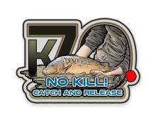 4ANGLERSDESIGN Samolepka 53 K70 No Kill Catch and Release 4ANGLERSDESIGN Samolepka 53 K70 No Kill Catch and Release