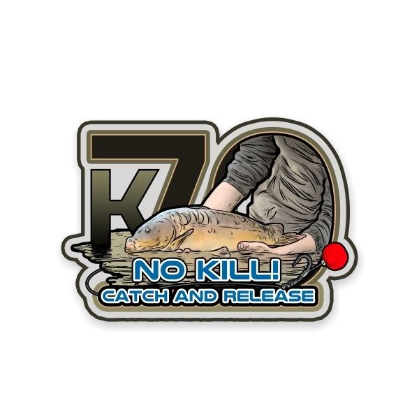 4ANGLERSDESIGN Samolepka 53 K70 No Kill Catch and Release