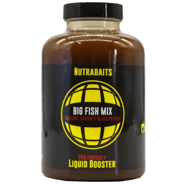 Nutrabaits Booster Big Fish Mix (Salmon Caviar Black Pepper) 500 ml