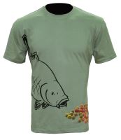 Zfish Tričko Boilie T-shirt Olive Green-Velikost XXL