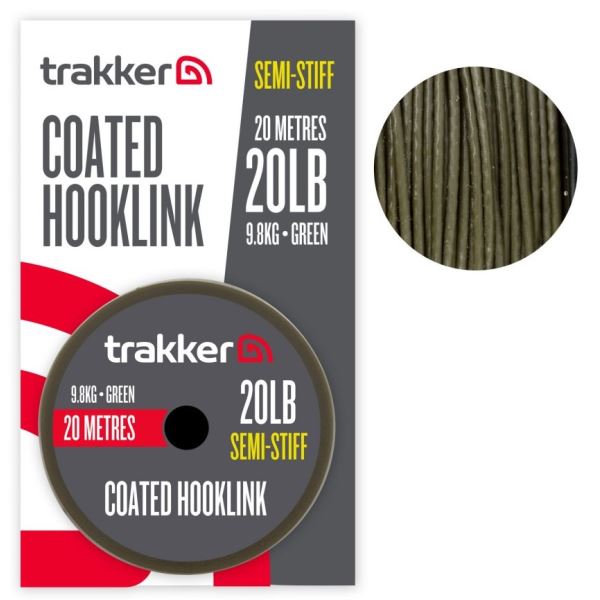 Trakker Návazcová Šňůra Semi Stiff Coated Hooklink 20 m