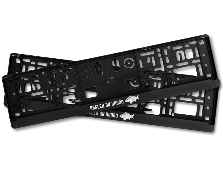 Levně Delphin 3d držák spz angler on board 2 ks
