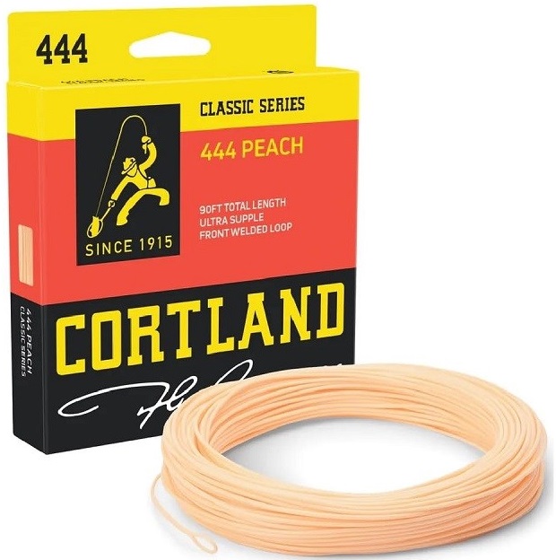 Levně Cortland muškařská šňůra 444 classic freshwater peach 90 ft - wf3f