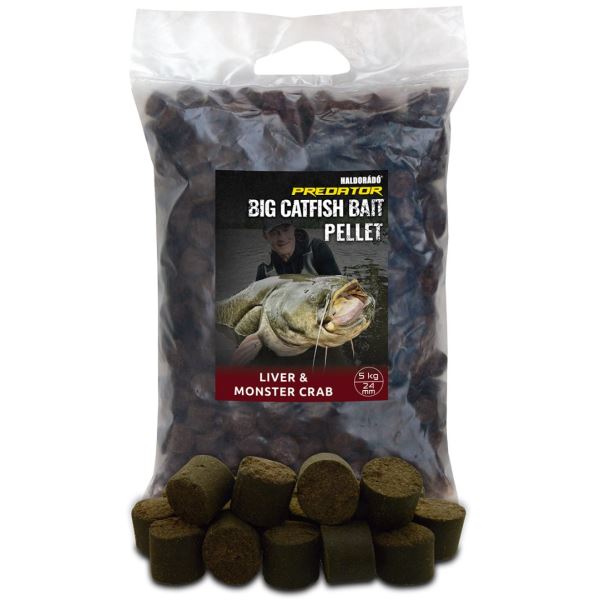 Haldorádó Pelety Catfish Bait Pellet Liver Monster Crab
