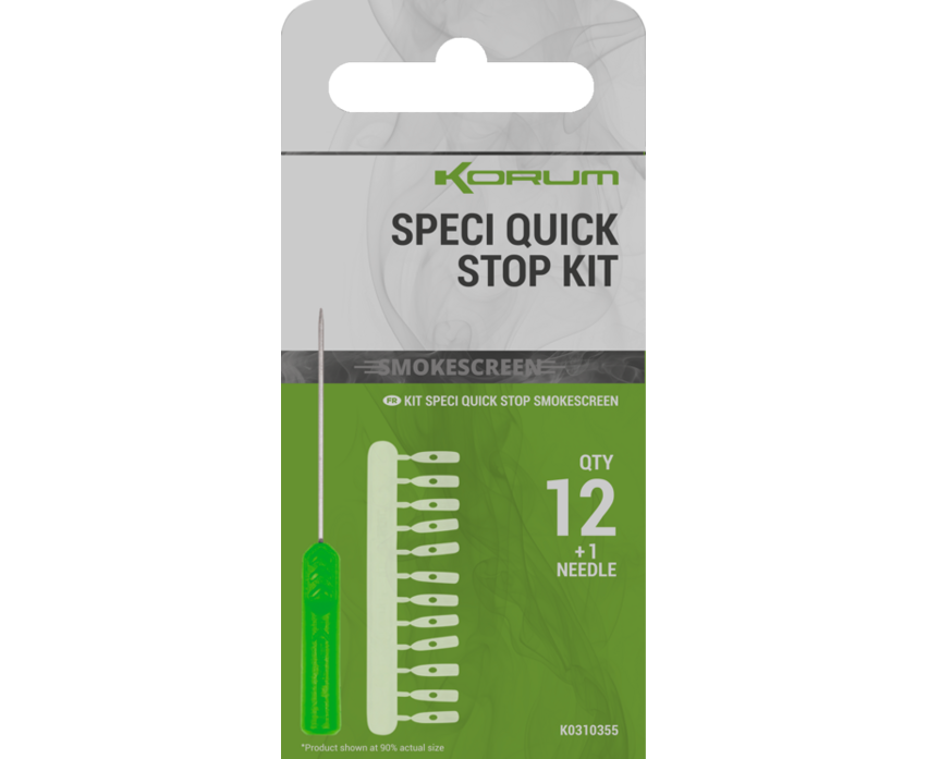 Korum zarážky smokescreen speci quick stop kit 12 ks