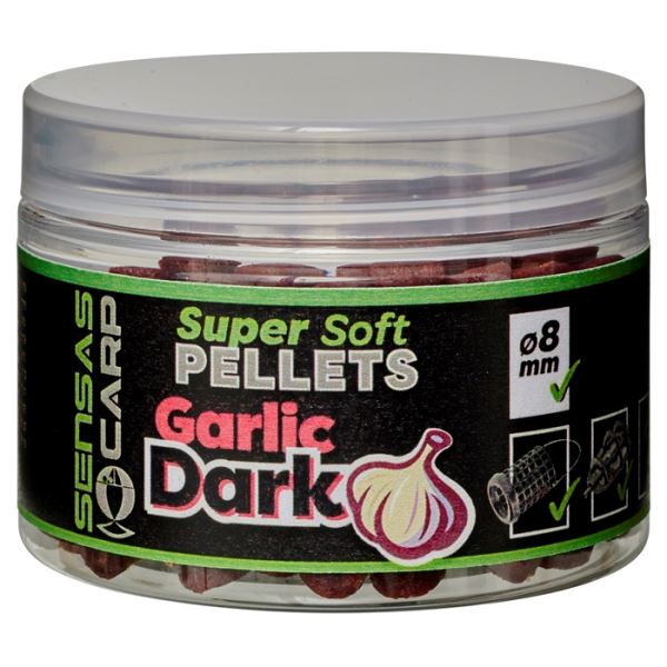 Sensas Pelety Super Soft Garlic Dark 60 g