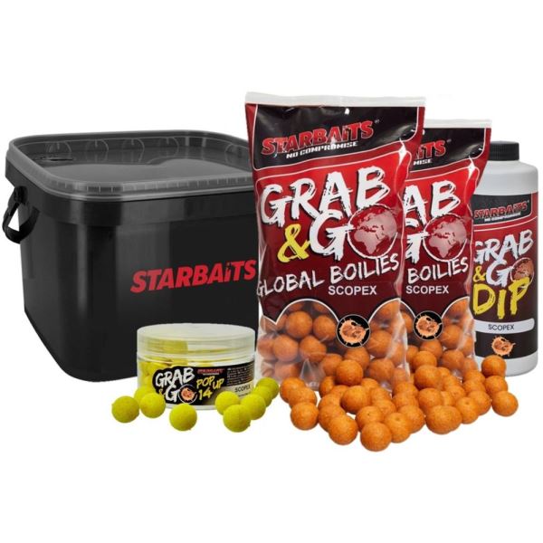 Starbaits Akční Kbelík s Krmením GG Global Scopex