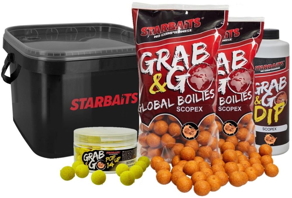 Levně Starbaits akční kbelík s krmením gg global scopex