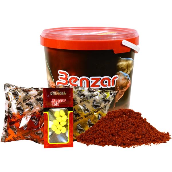 Benzar Mix Krmítková Směs Instnt Groundbait Mix 3 kg + Nástrahy