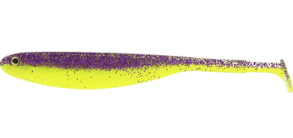 Levně Westin gumová nástraha shadteez ultra purple chartreuse 2 ks - 12 cm 7 g