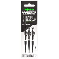 Korda Návazce Kable Leadcore Leader Hybrid Lead Clip 50 cm (3)