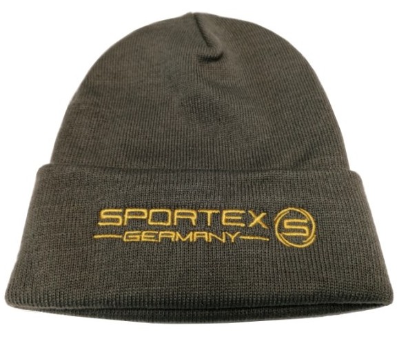 Sportex zimní čepice s logem zelená
