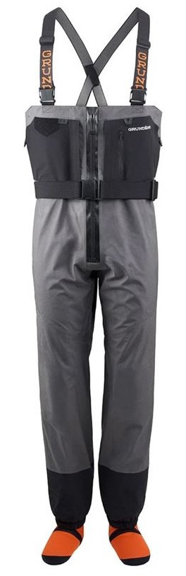 Grundéns prsačky men´s vector zip stockingfoot wader anchor - medium 42-44,5