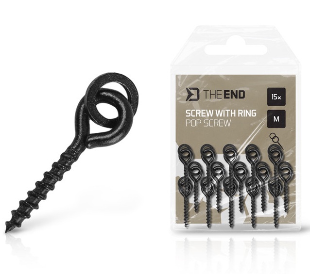 Levně Delphin vrtáček s kroužkem theend pop screw 15 ks - s 6 mm