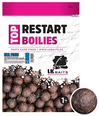 Lk baits boilie top restart sea food-250 g 18 mm