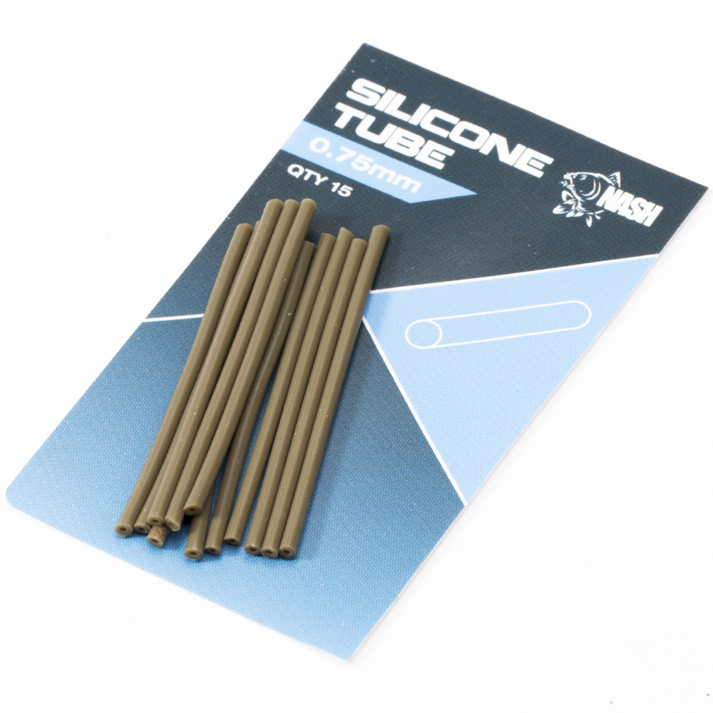 Nash silikonová hadička silicone tubing 15 ks-průměr 0,75 mm