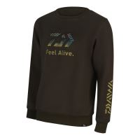 Daiwa Mikina D-Vec Hoodie Crew Neck Zander (1)