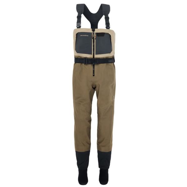 Grundéns Prsačky Men´s Boundary Zip Stockingfoot Wader Stone/Otter