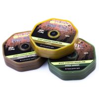 RidgeMonkey Návazcová Šňůrka RM Tec Stiff Coated Hooklink 20 m Zelená (2)