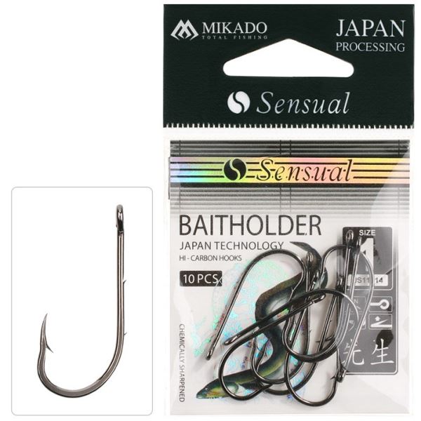 Mikado Háčky Sensual Baitholder BN 10 ks