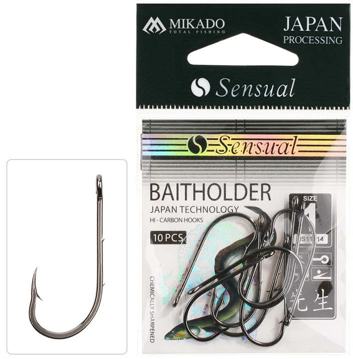 Mikado háčky sensual baitholder bn 10 ks - 2/0