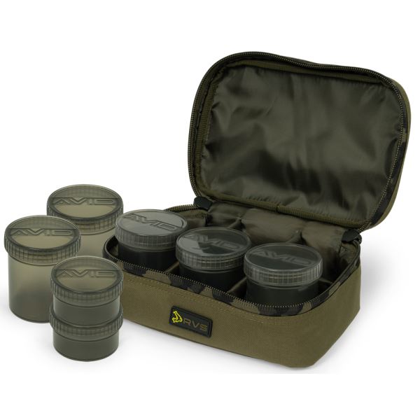 Avid Carp Pouzdro RVS 8-Pot Hookbait Pouch
