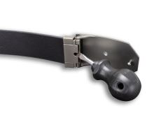 Kožený Opasek Kapr 40 mm Vruby Černý (2)