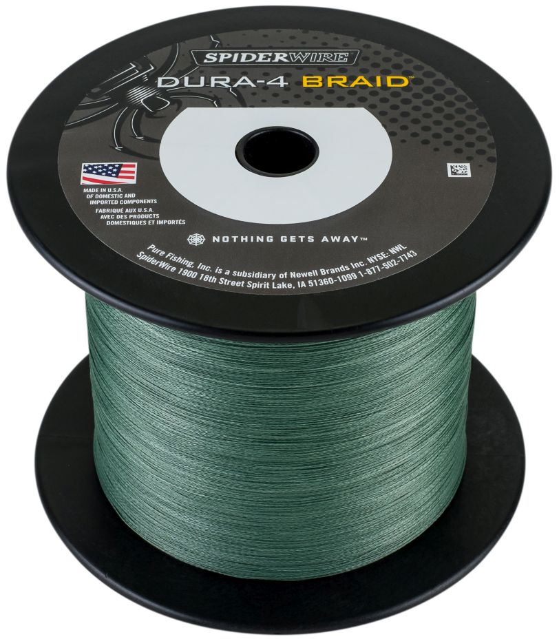 Spiderwire splétaná šňůra dura4 green-průměr 0,12 mm / nosnost 10,5 kg