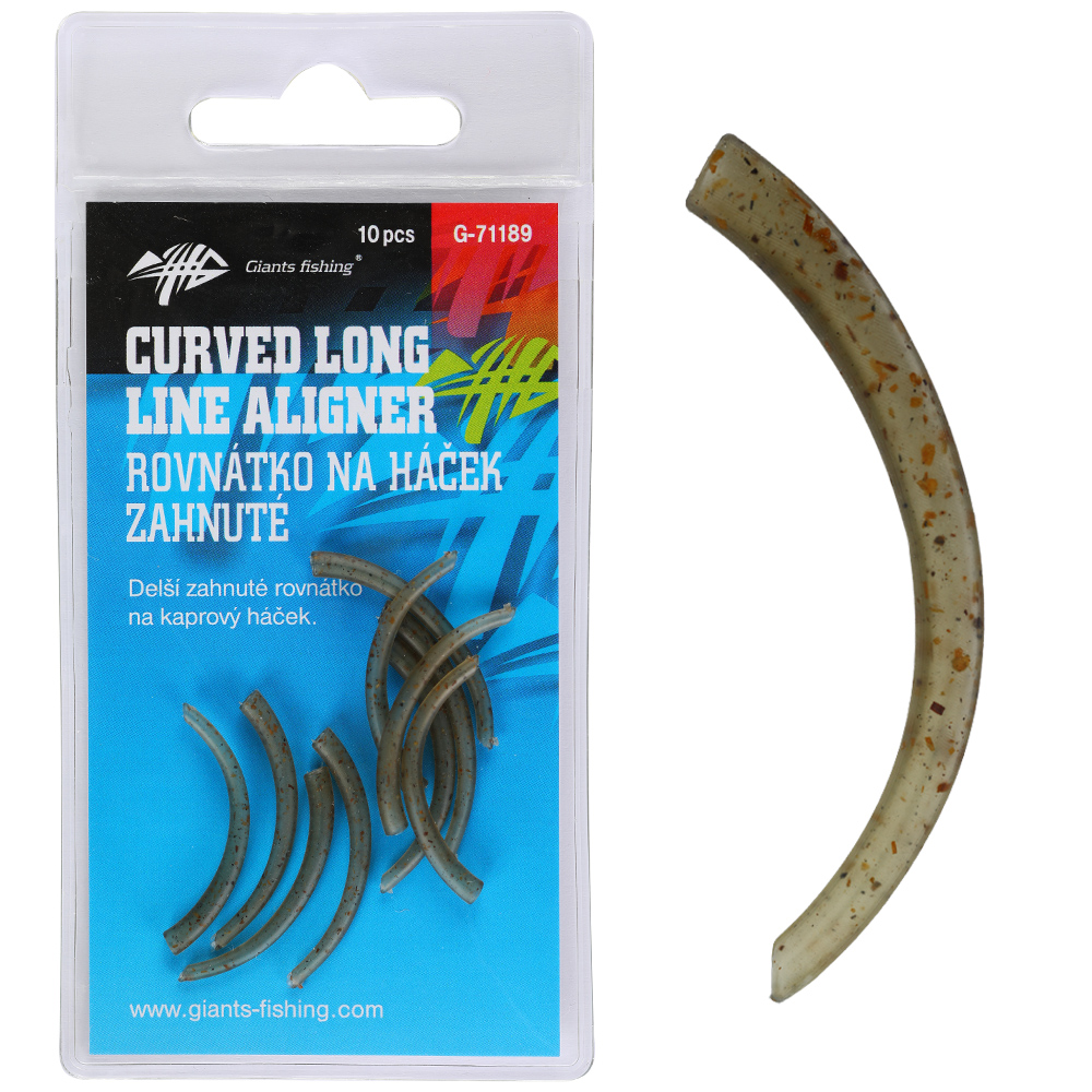 Giants fishing rovnátko na háček curved long line aligner 10 ks