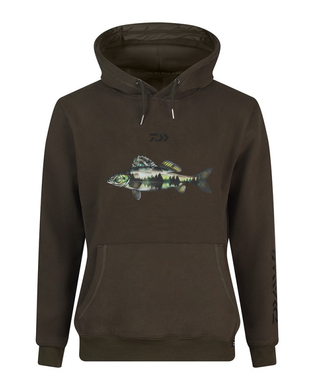 Daiwa mikina d-vec hoodie zander - xl