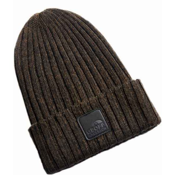 Geoff Anderson Čepice WizWool Njal Beanie Hnědá