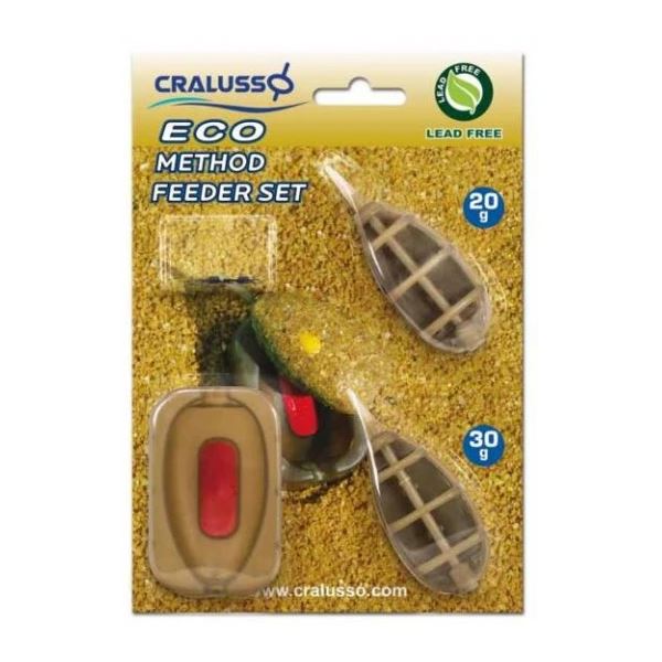 Cralusso Set Krmítek a Formičky Eco Method Basket Set 2+1 20+30 g