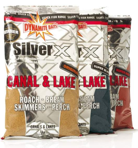Dynamite baits krmítková směs silver x canal and lake 1 kg-original