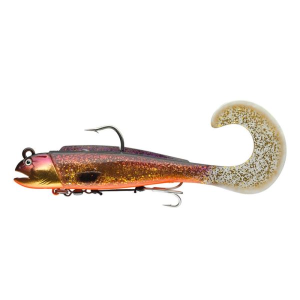 Daiwa Gumová Nástraha Grandwave D-wolf Curly Gold Flake 21 cm 65 g