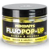 Mikbaits Plovoucí Boilie Fluo Banán Hruška 150 ml - 18 mm (2)