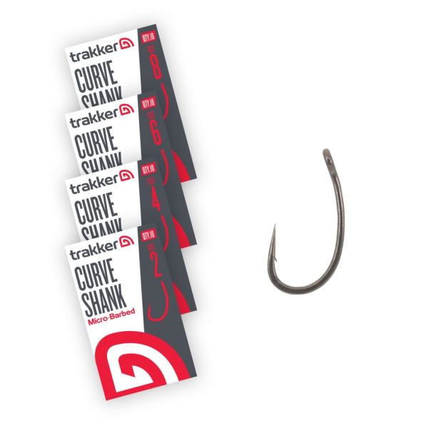 Trakker Háčky Curve Shank Hooks Micro Barbed