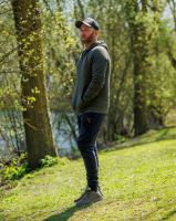 Fox Mikina Collection Lightweight Hoodie Green Black (2)