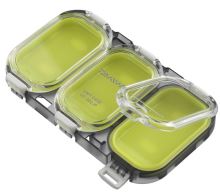 Daiwa Vodotěsná Krabička Waterproof Sealed Unit Case 300 Zelená - 3 Přihrádky (1)