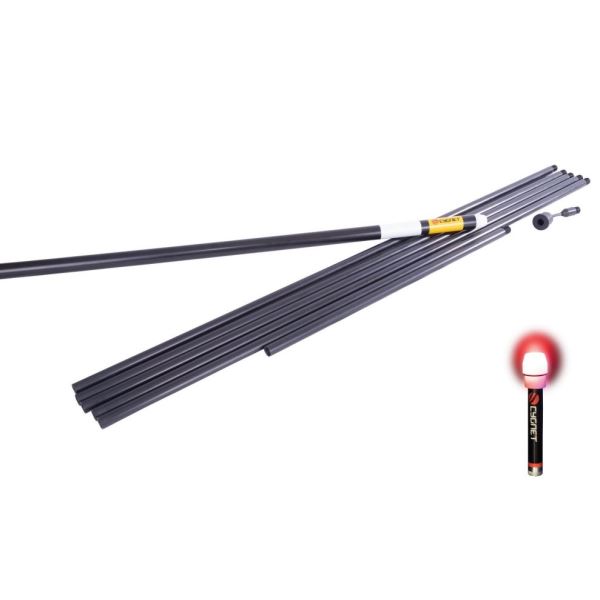 Cygnet Tyčová bójka Marker Pole Kit inc Spot Marker se světlem 6,5 m