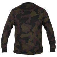 Avid Carp Triko s Dlouhým Rukávem Distortion Camo Lite T-Shirt Long Sleeve