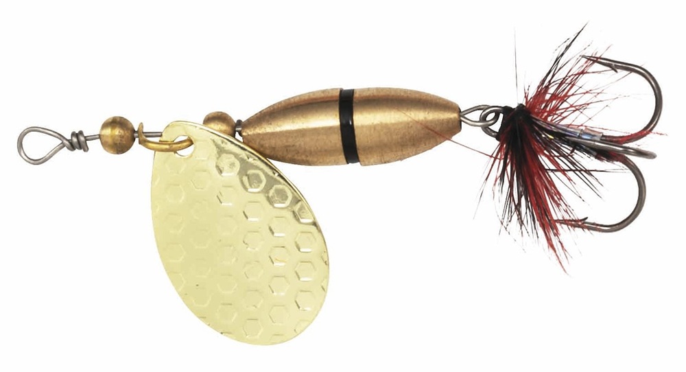 Kinetic třpytka fizz gold/black ribbon - velikost háčku 6 hmotnost 7 g