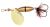 Kinetic Třpytka Fizz Gold/Black Ribbon