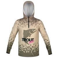 Delphin Tričko s Kapucí UV ARMOR 50+ Trout (1)